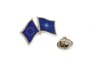 Przypinka z flagami Unii i NATO