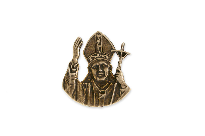 Znaczek pin papież Jan Paweł II